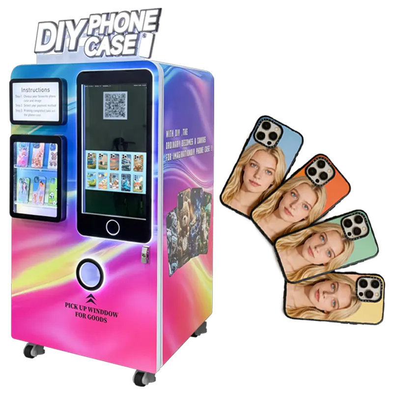 Automatic phone case printing vending machine - Red rabbit vending