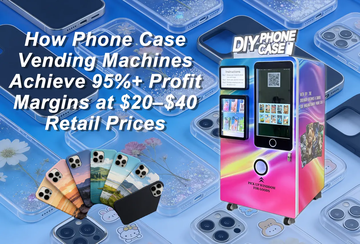 How Phone Case Vending Machines Achieve 95%+ Profit Margins at $20–$40 Retail Prices